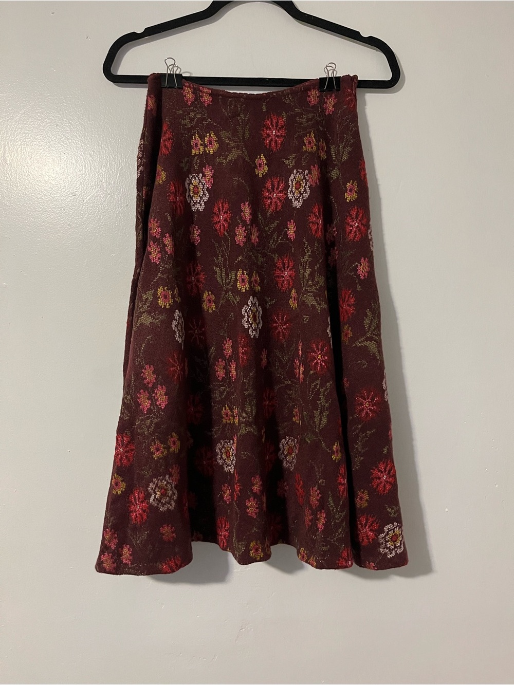 Anthropologie Cecilia Prado Knit A Line Midi Skirt